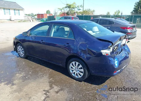 2012 Toyota Corolla Le z USA, uszkodzony, nr VIN 2T1BU4EE9CC909583